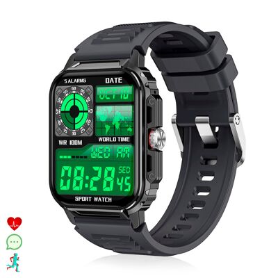 Smartwatch Y1 con monitoraggio avanzato della salute, chiamate Bluetooth e oltre 50 modalità sportive.