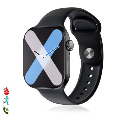 Smartwatch S10 con cardiofrequenzimetro avanzato, ECG, glicemia, chiamate Bluetooth. Traduttore vocale, ChatGPT e giochi di abilità.