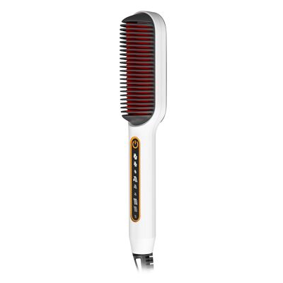 Brosse lissante 50W. 9 niveaux de chaleur de 120°C à 210°C.