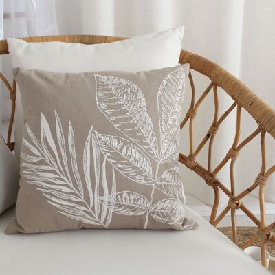 Coussin déhoussable, 40x40cm, imprimé, Collection Natura