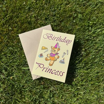Birthday Princess Greeting Card