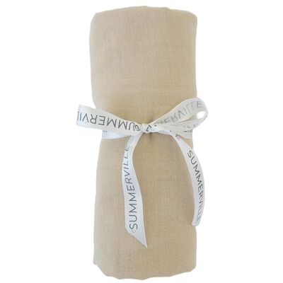 Couverture froissée pour bébé en coton biologique Sandshell