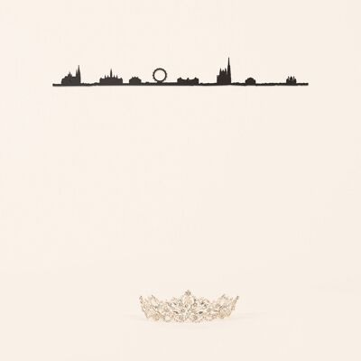 Decoración de pared - Viena - Negro