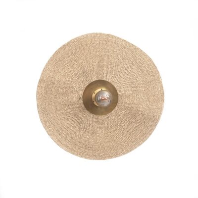 Applique murale Let's Groove - Laiton naturel - M