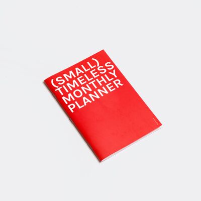 Small Timeless Monthly Planner · similar A5 size