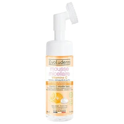 Schiuma micellare detergente con vitamina C