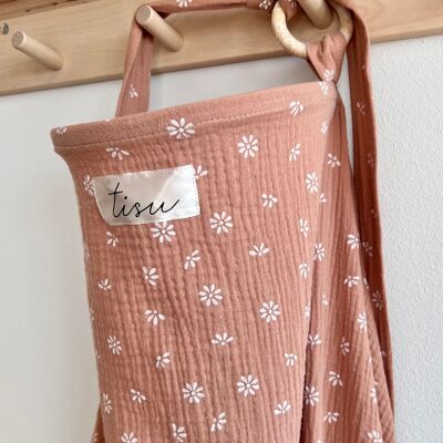 Couverture d'allaitement TISU, Caramel Daisy