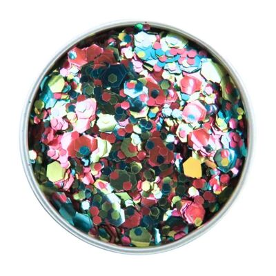 Giardino segreto - Bandiera dell'orgoglio pansessuale Eco Glitter