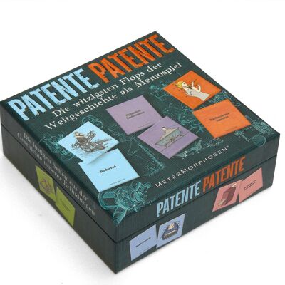 Brevets. Brevets. Les échecs les plus drôles de l'histoire du monde sous forme de jeu de mémoire