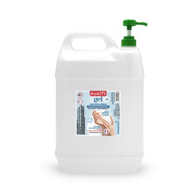 Bidon de 5 litres - Gel Hydroalcoolique Purity 703 - Sans parfum