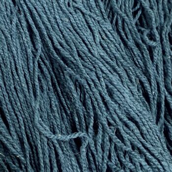Fil de laine biologique vert/bleu 1