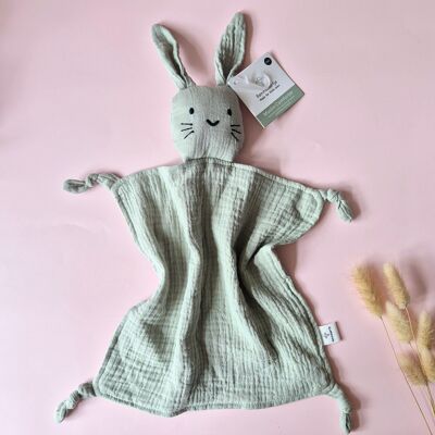 Peluche hydrophile Lapin - Vert tendre