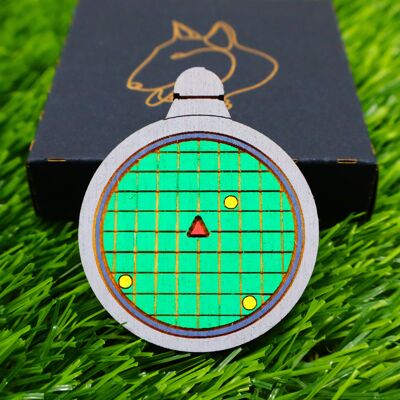Magnete in legno colorato Dragon Radar – Regalo per fan degli anime – Decorazione per frigorifero dipinta a mano – Magnete tagliato al laser per amanti degli anime – Regalo ispirato a Dragon Ball