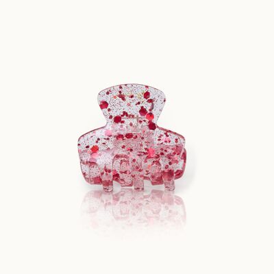 Small Red Sparkle Hair Clip