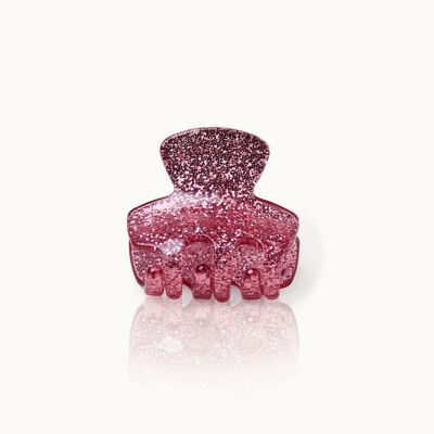 Hair clip small rose glitter