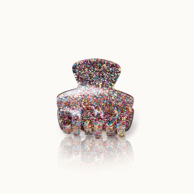 Pince à cheveux petits confettis pailletés
