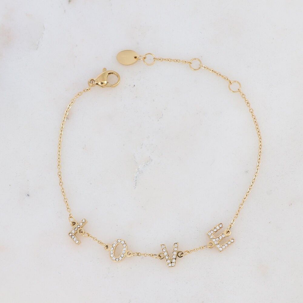 LOVE Armband - Zirkoniumoxide