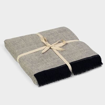 Yoga Studio Two Toned Cotton Yoga Blanket