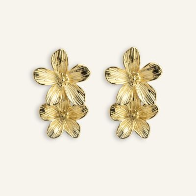 Pendientes de flores de jazmín