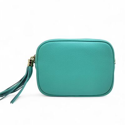 Sac cuir ARTEMIS Turquoise
