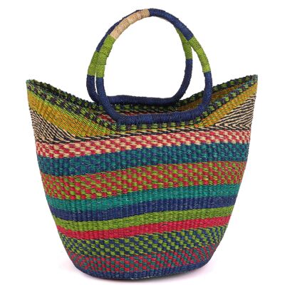 NWOTWE : Panier de courses rouge, vert et turquoise