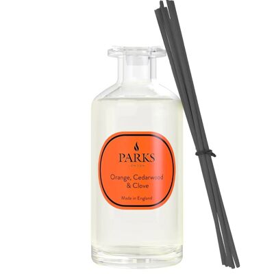 DIFUSOR DE NARANJA, CEDRO Y CLAVO 220ML