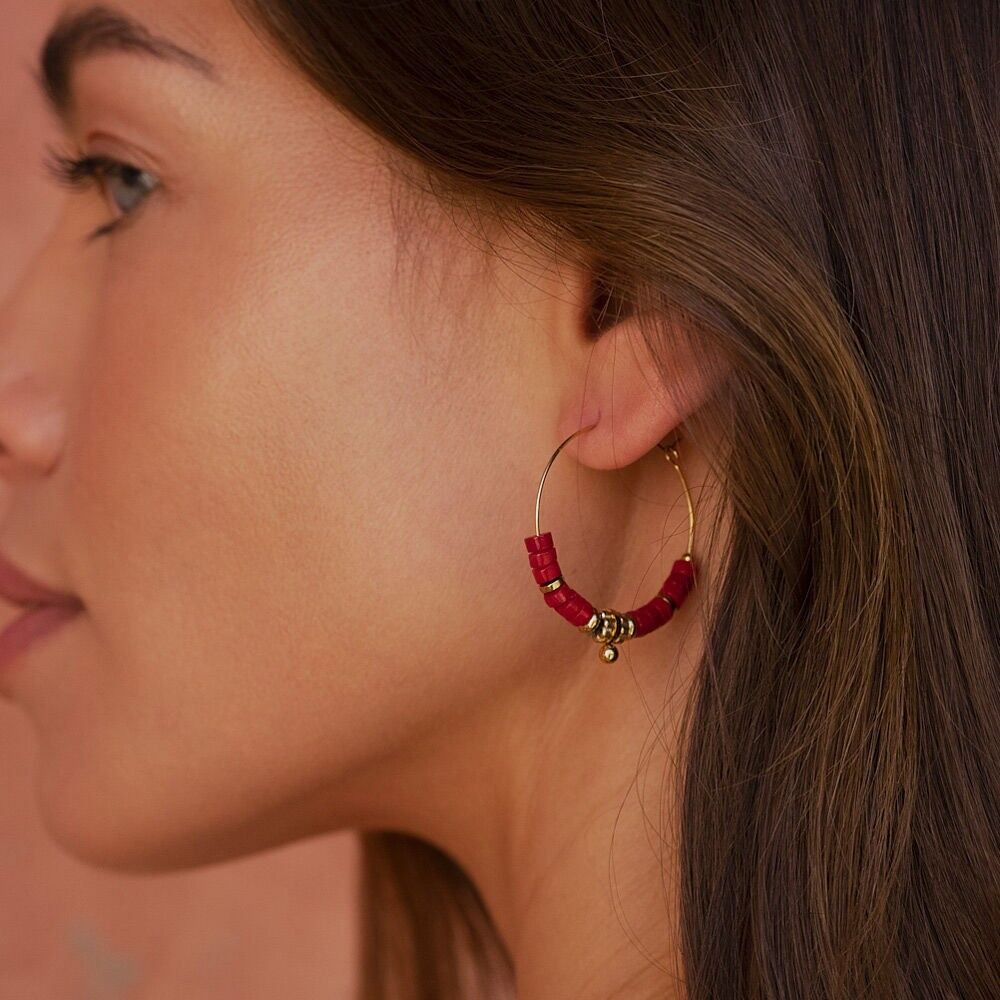 Stephanie Creolen – Natursteine ​​und baumelnde Kugel