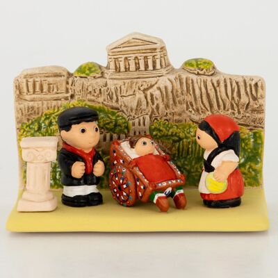 Crèche de Noël artisanale en Turquie, produit du commerce équitable