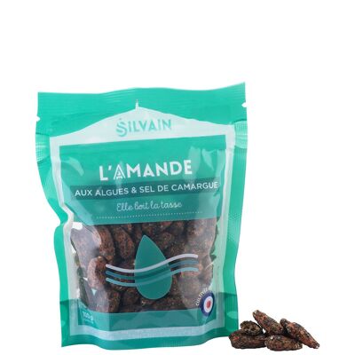 Amandes aux algues et Sel de Camargue sachet 100 G