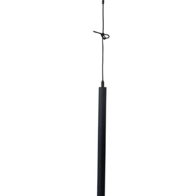 Lampe – Rohr – Schwarz Antik – Hängeleuchte – 95 cm Höhe