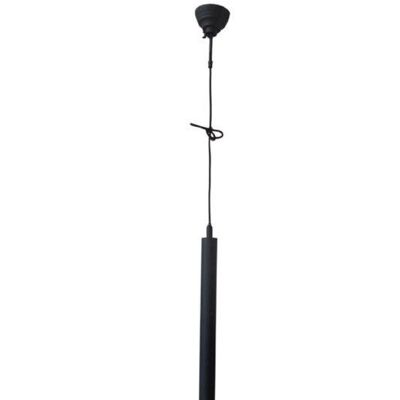 Lampada - Tubo - Nero antico - Lampada a sospensione - Altezza 95 cm
