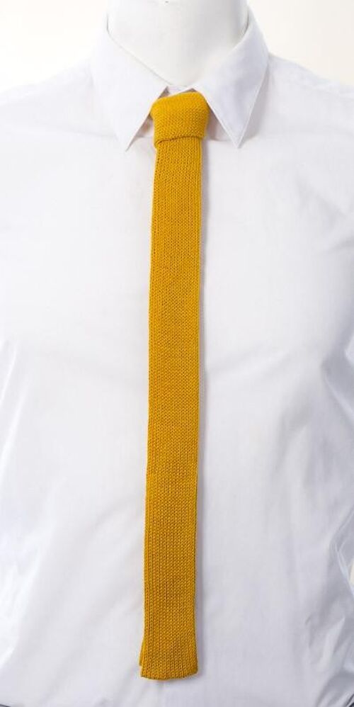 Skinny Tie: Mustard Yellow
