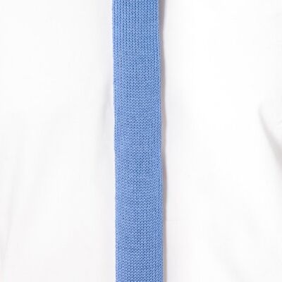 Skinny Tie: Sea and Sky (Contrast Knot)