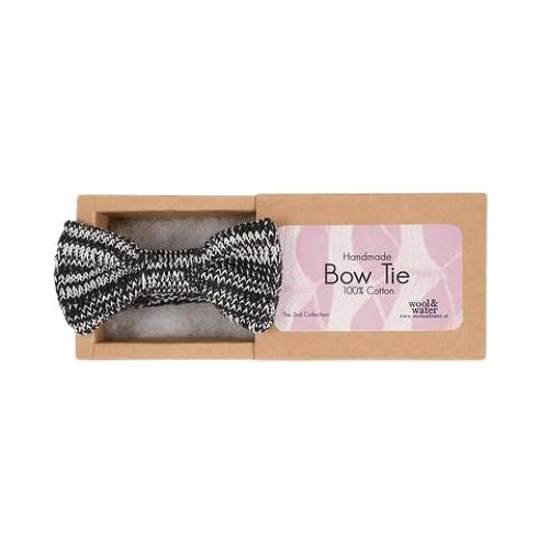 Black & White Bow Tie (Eco Cotton)