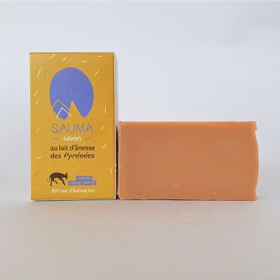 Soap 30% organic donkey milk - Ylang Ylang 100 grams - SAUMA