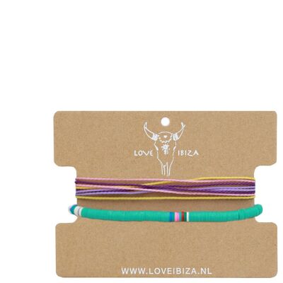 Ensemble de bracelets turquoise surf
