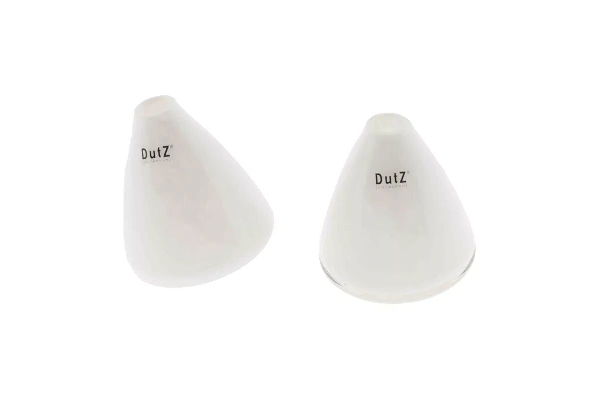 VASO TUMBLING - H12 D10 cm - BIANCO