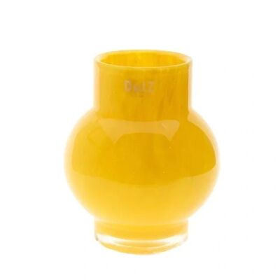 JARRÓN RONDO S - H17 D14 cm - AMARILLO MAÍZ