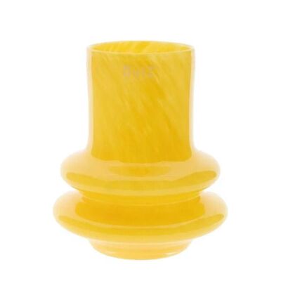 VASE RINGO - H18 D16 cm - JAUNE MAÏS