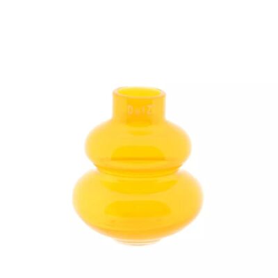 Vase SKRZYSZOW S - H16 D14 cm - ORANGE