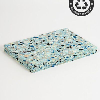 Yoga Studio Demi-bloc de yoga en mousse à puce de 1 pouce (30 x 20 x 2,5 cm)