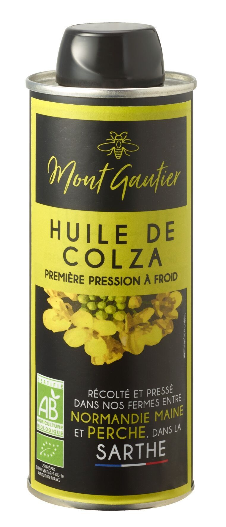 Organic rapeseed oil – 250ml bottle