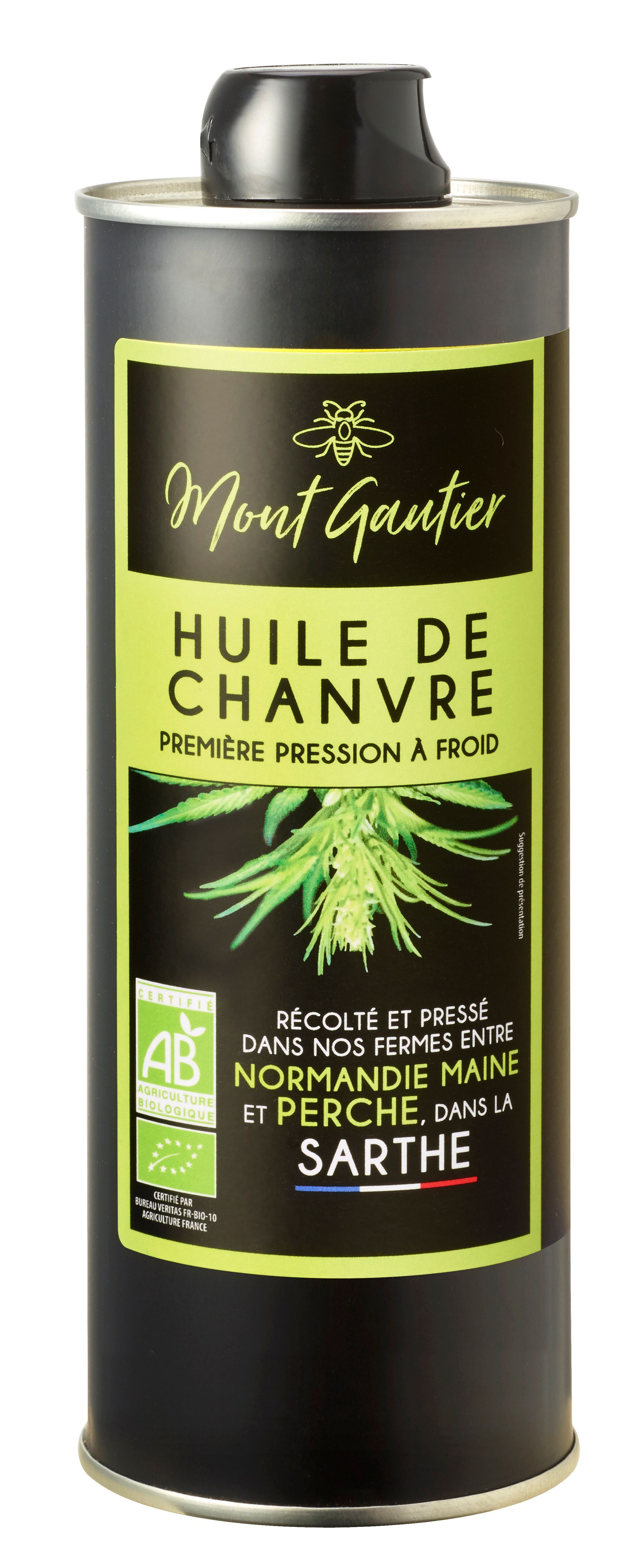 Organic hemp oil – 500ml bottle