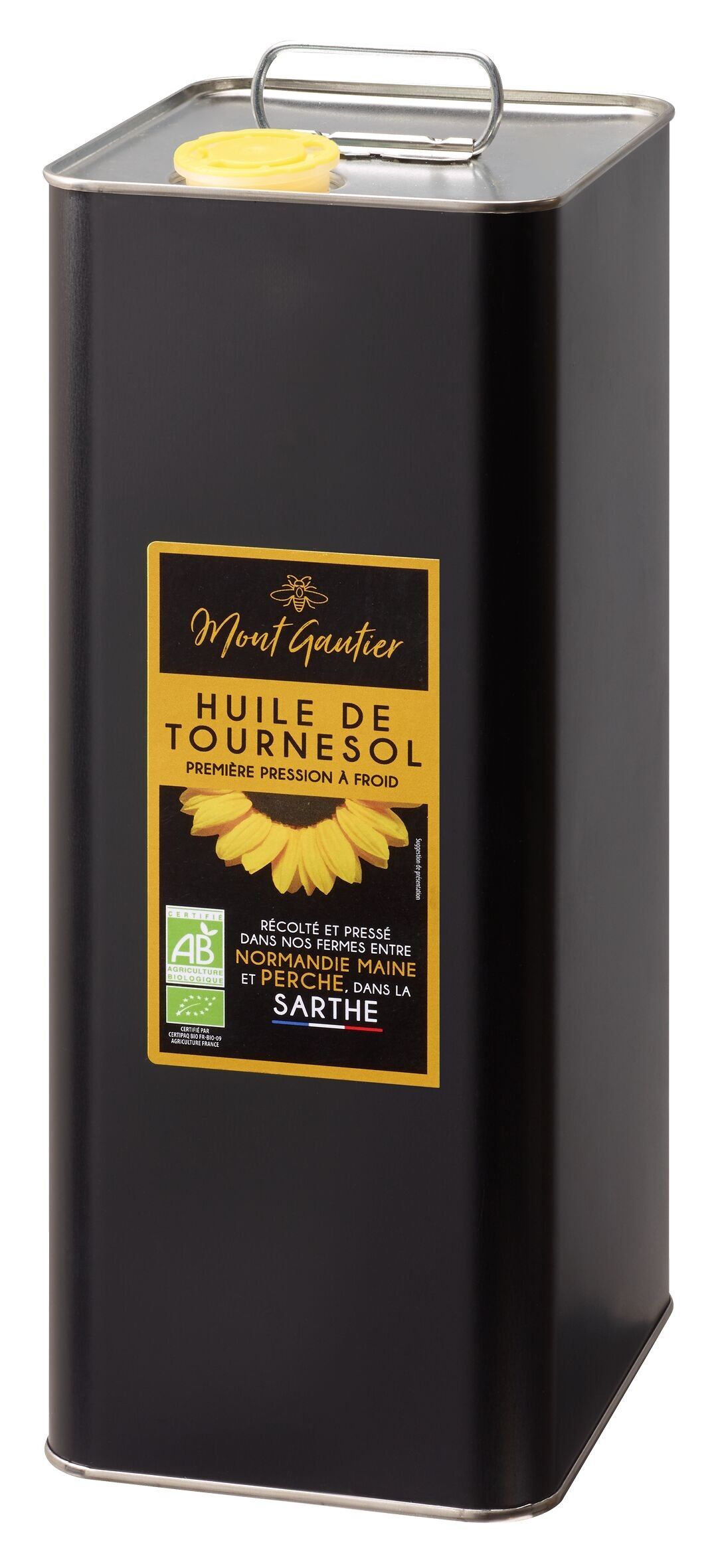 Organic sunflower oil – 5l can