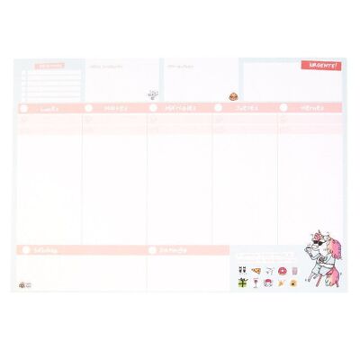 Agenda hebdomadaire Foficorn A4