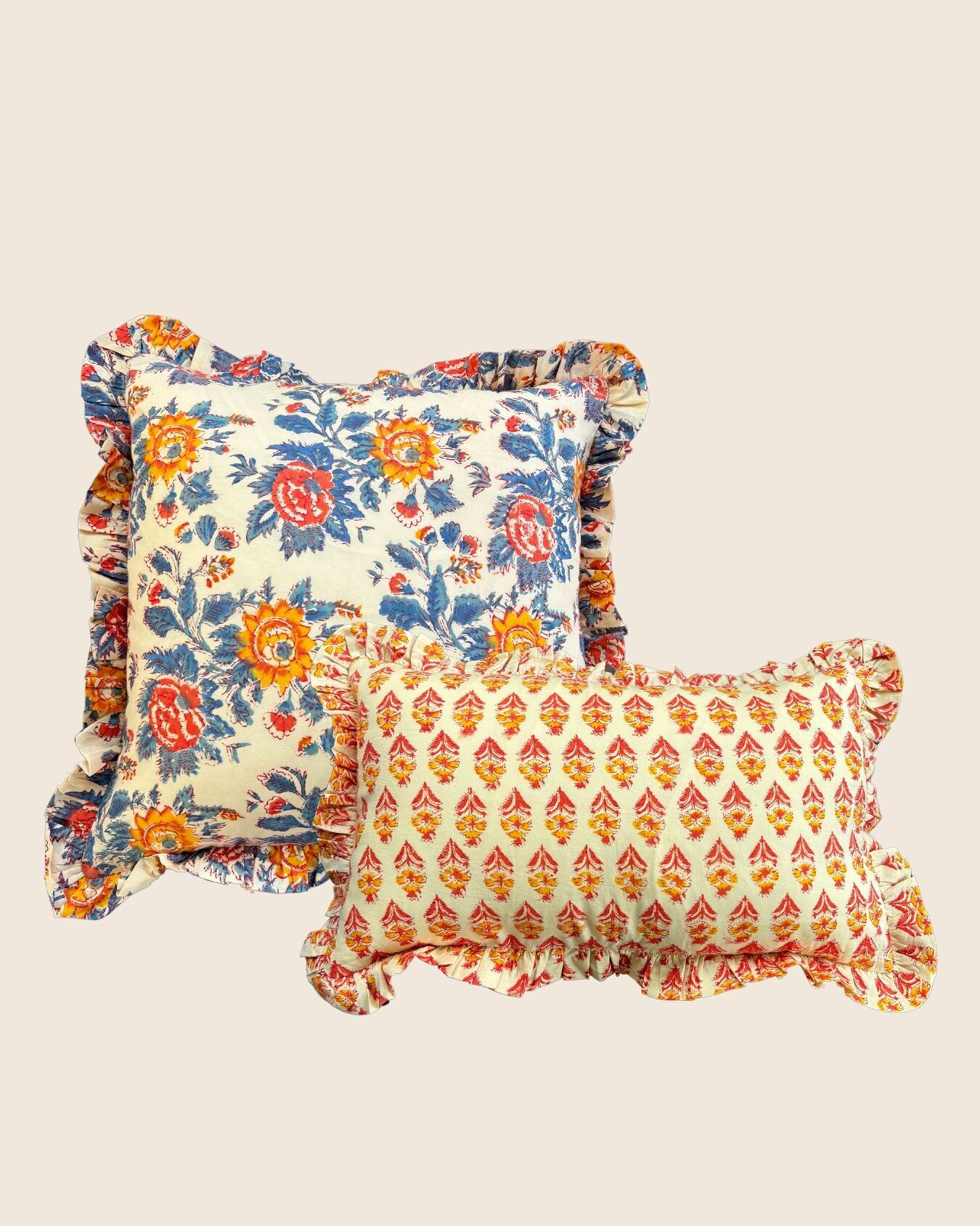 Blue Garnet Cushion SET