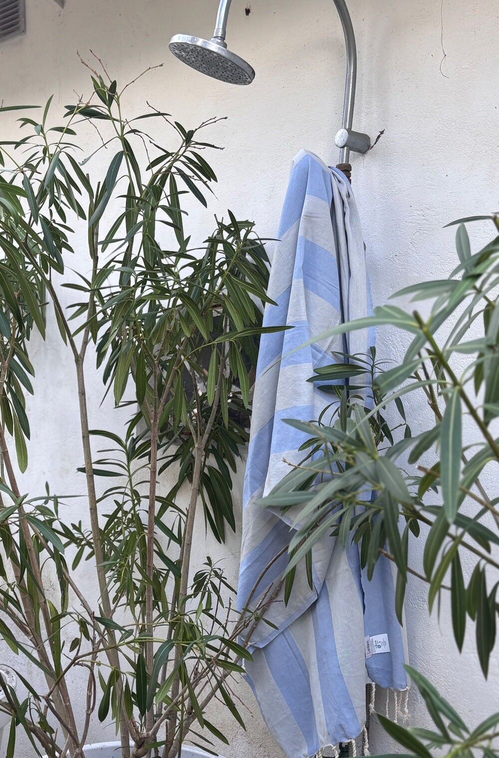 Fouta Hamam towel Amalfi - Light blue - 100x200cm