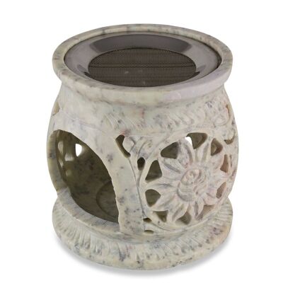 Soapstone censer with strainer