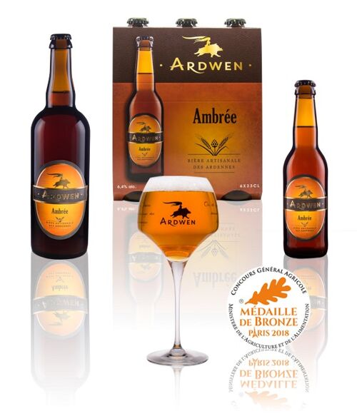 Bière Ardwen Ambrée 33cl - 6,5°