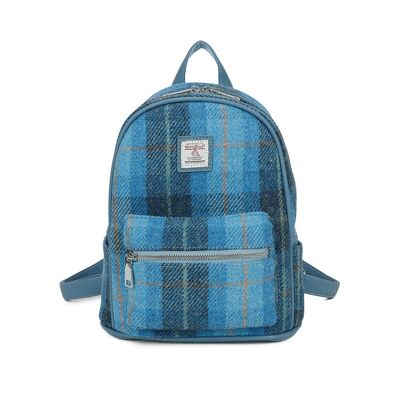 Harris Tweed Skye Blue Backpack 288-2 2137